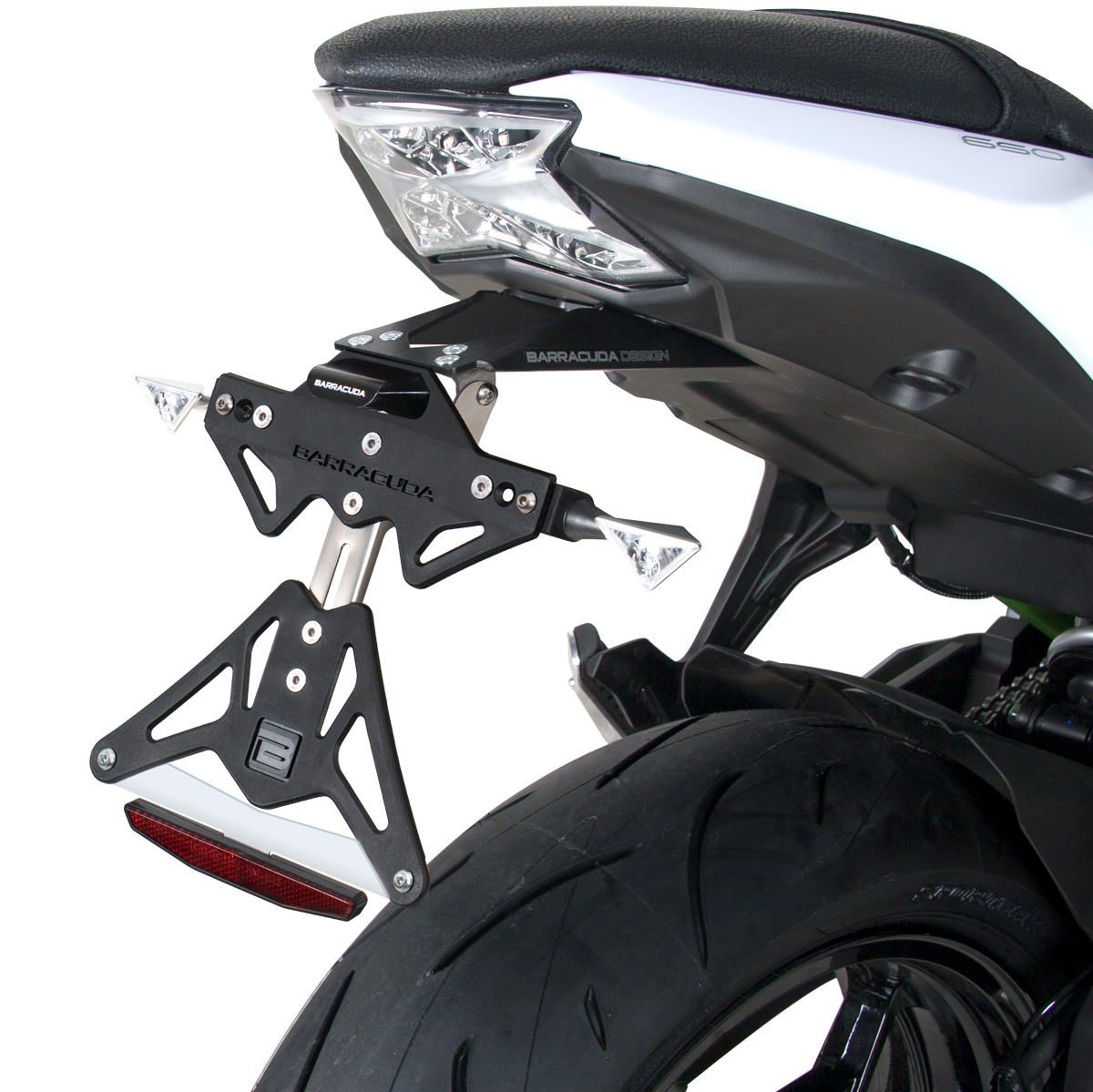 Kawasaki Z650 kentekenplaathouder van Barracuda