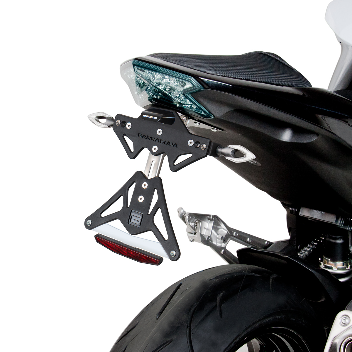 Kawasaki Z800 Barracuda Moto License Plate Holder Kit