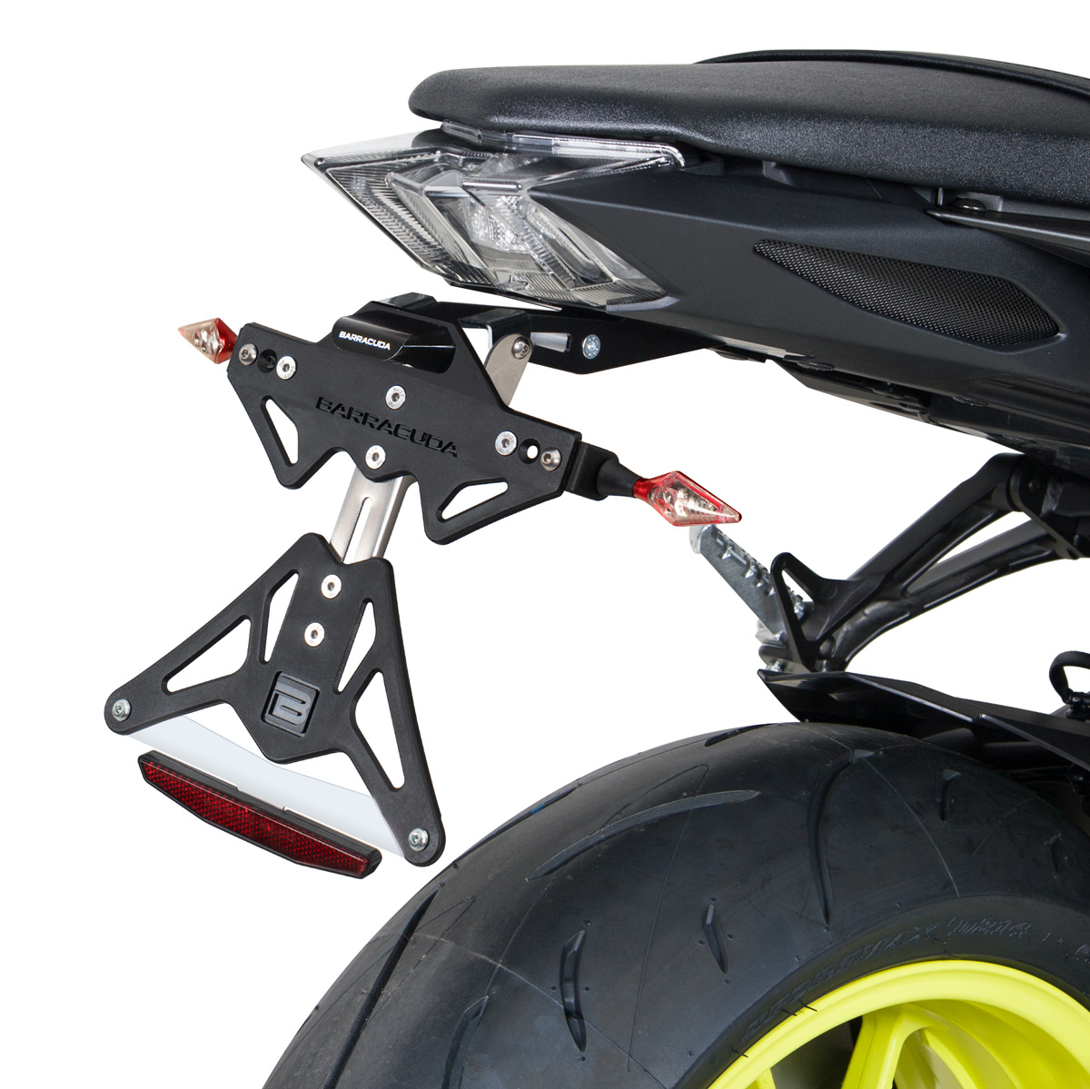KENTEKENPLAATHOUDER YAMAHA MT09 TRACER BARRACUDA